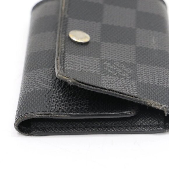 Louis Vuitton Damier Graphite 6 Key Holder Case Wallet - Picture 8 of 16